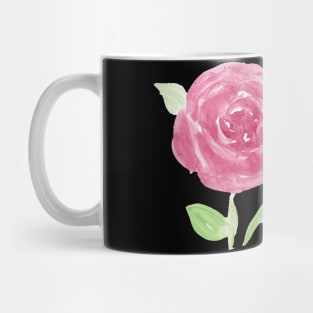 pink watercolour flowers watercolor flowers pink and purple flowers Mug